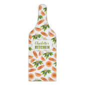 Glas Custom Orange Wasserfarbe, Küche Schneidebrett (Vorderseite)