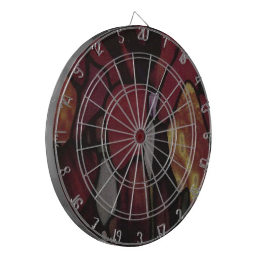 GLAS DARTSCHEIBE (Vorderseite Links)