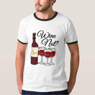 Glas der Trauben-Alkohol-Roter Rose Pinot des T-Shirt