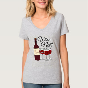 Glas der Trauben-Alkohol-Roter Rose Pinot des T-Shirt