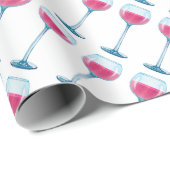 Glas der Wein-Geschenk-Verpackung Geschenkpapier (Rolleneckpunkt)