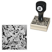 Glas Diamond 2" x 2" Briefmarke Gummistempel (Stempel)