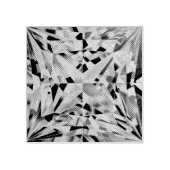 Glas Diamond 2" x 2" Briefmarke Gummistempel (Prägung)
