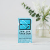 Glas-Fenster zum Reinigen Visitenkarte (Stehend Vorderseite)