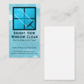 Glas-Fenster zum Reinigen Visitenkarte (Vorne/Hinten)