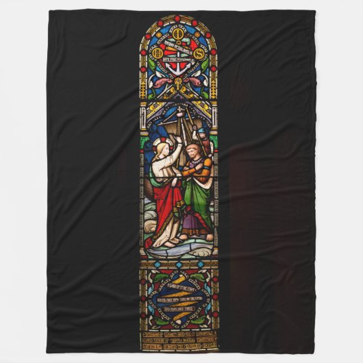 GLAS FLEECEDECKE (Vorderseite)