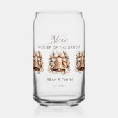 Glas für die Mutter des Bräutigams (Vorderseite)