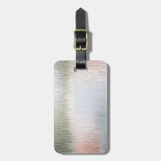 Glas, gefroren gepäckanhänger (Vorderseite vertikal)