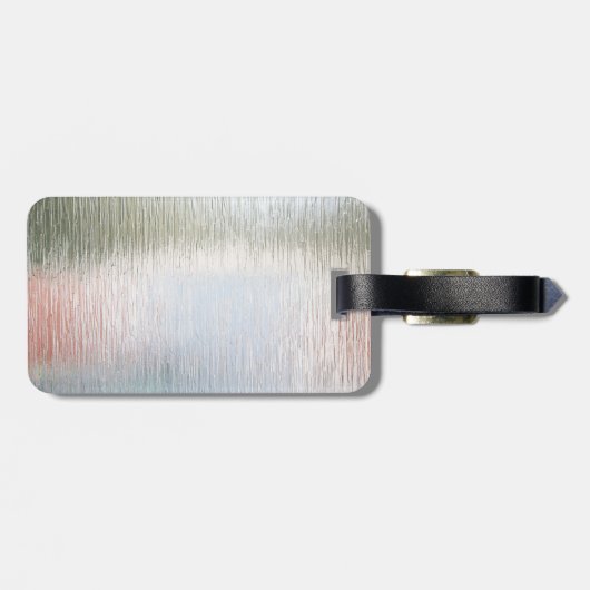 Glas, gefroren gepäckanhänger (Rückseite horizontal)