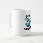 Glas-Gym-Liebhaber Kaffeetasse (Vorderseite Links)