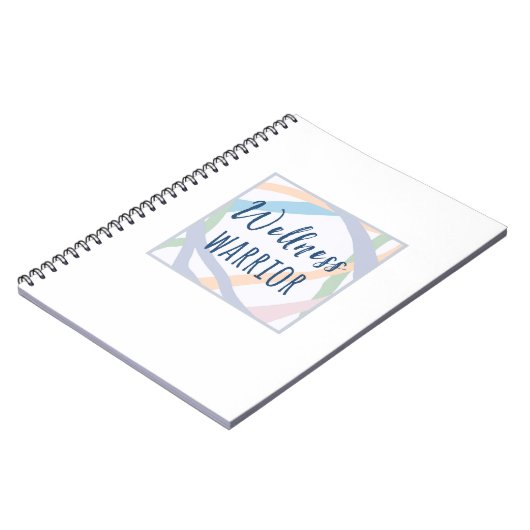 Glas Half-Volles Wellness-Warrior-Notebook Notizblock (Linke Seite)