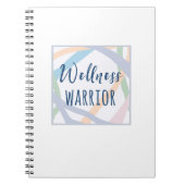 Glas Half-Volles Wellness-Warrior-Notebook Notizblock (Vorderseite)