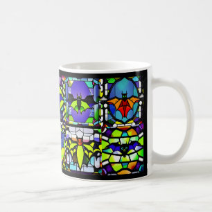 Glas-in-Bild-Halloween-Fledermaus-Tasse Kaffeetasse