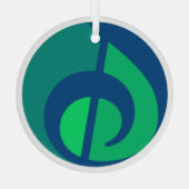 Glas IVH Logomark Ornament (Rückseite)