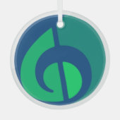 Glas IVH Logomark Ornament Ornament Aus Glas (Vorderseite)