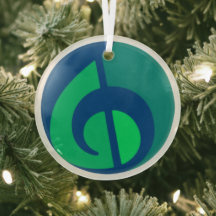 Glas IVH Logomark Ornament