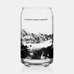 Glas kann Trinkbehälter