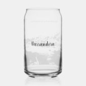 Glas kann Trinkbehälter (Rückseite)