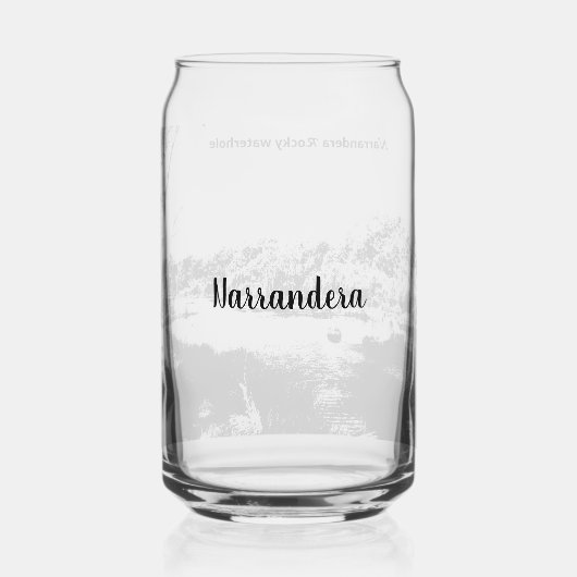 Glas kann Trinkbehälter (Rückseite)