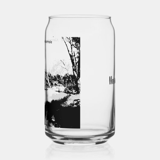 Glas kann Trinkbehälter (Links)