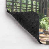 Glas-Kirche Eureka Springs, AR Mousepad (Ecke)