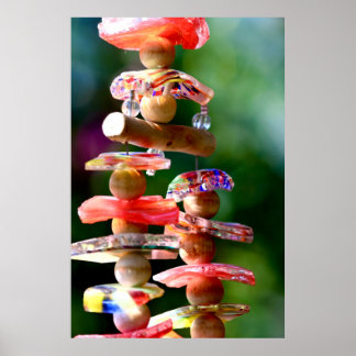Glas Kreationen und Licht Poster