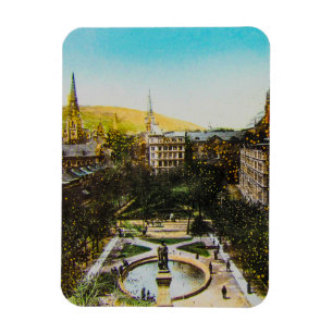 Glas-Magie-Laternenbild MONTREAL 1890 Kanada Posit Magnet