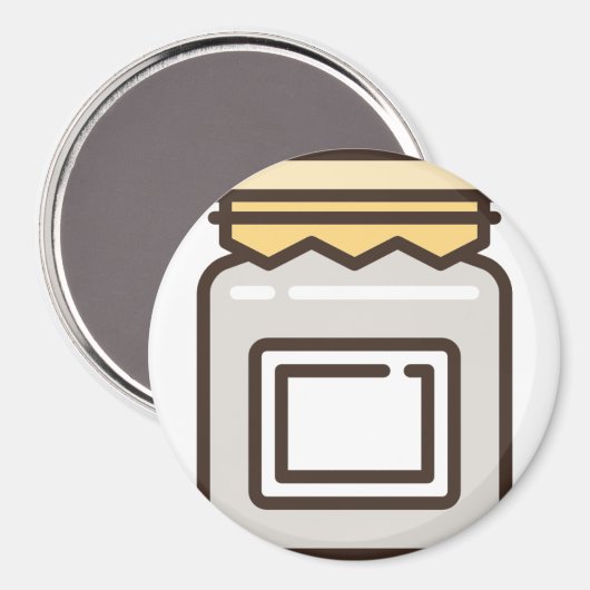 Glas Magnet (Vorderseite/Rückseite)