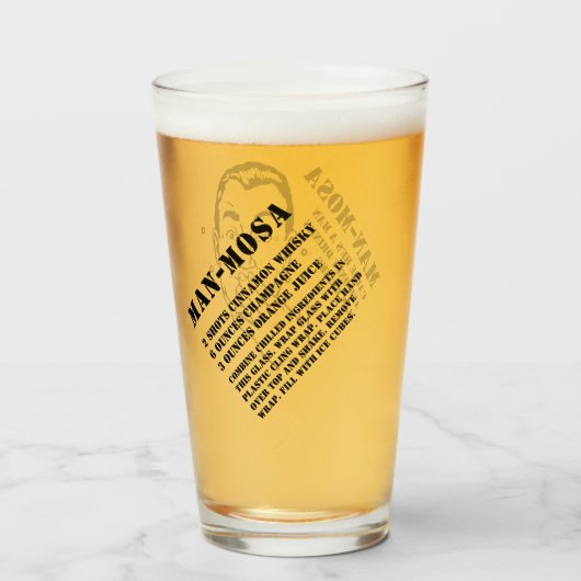 Glas Man-Mosa Drink Rezept (Vorne (Gefüllt))
