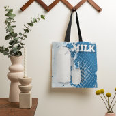 Glas Milchtote Tasche