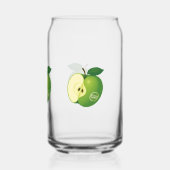 Glas mit Apfel (Rückseite)
