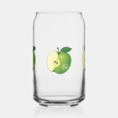 Glas mit Apfel (Links)