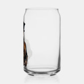 Glas mit Aquarelldruck (Links)