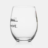 Glas mit humortischem Wein (Links)