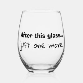 Glas mit humortischem Wein