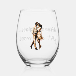 Glas mit humortischem Wein