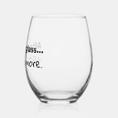 Glas mit humortischem Wein (Links)