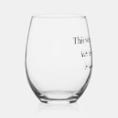 Glas mit humortischem Wein (Rechts)