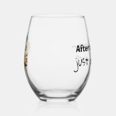 Glas mit humortischem Wein (Rechts)