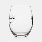 Glas mit humortischem Wein (Links)