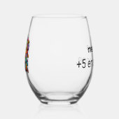 Glas mit humortischem Wein (Rechts)