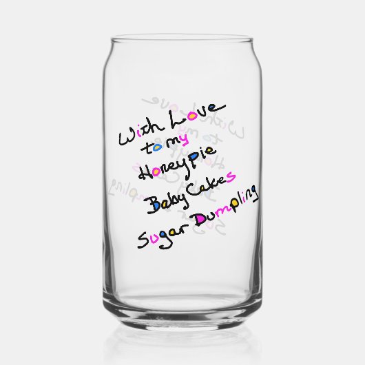 Glas mit Liebe (Rückseite)