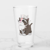 Glas mit Little Kitten (Rückseite)