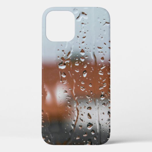 Glas mit Regentropfen Case-Mate iPhone Hülle (Rückseite)
