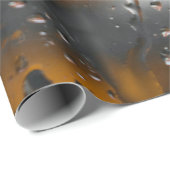 Glas mit Regentropfen Geschenkpapier (Rolleneckpunkt)