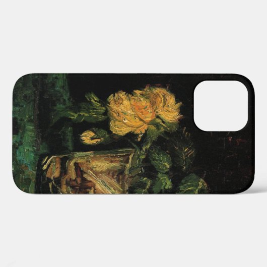 Glas mit Rose von Vincent van Gogh Case-Mate iPhone Hülle (Rückseite (Horizontal))