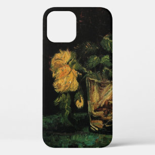 Glas mit Rosen von Vincent van Gogh iPhone 12 Hülle