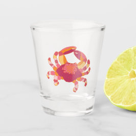 Glas mit Stammesmarkierung-Krabbe