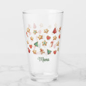 Glas mit Weihnachtskeksen (Rückseite)