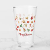 Glas mit Weihnachtskeksen (Vorderseite)